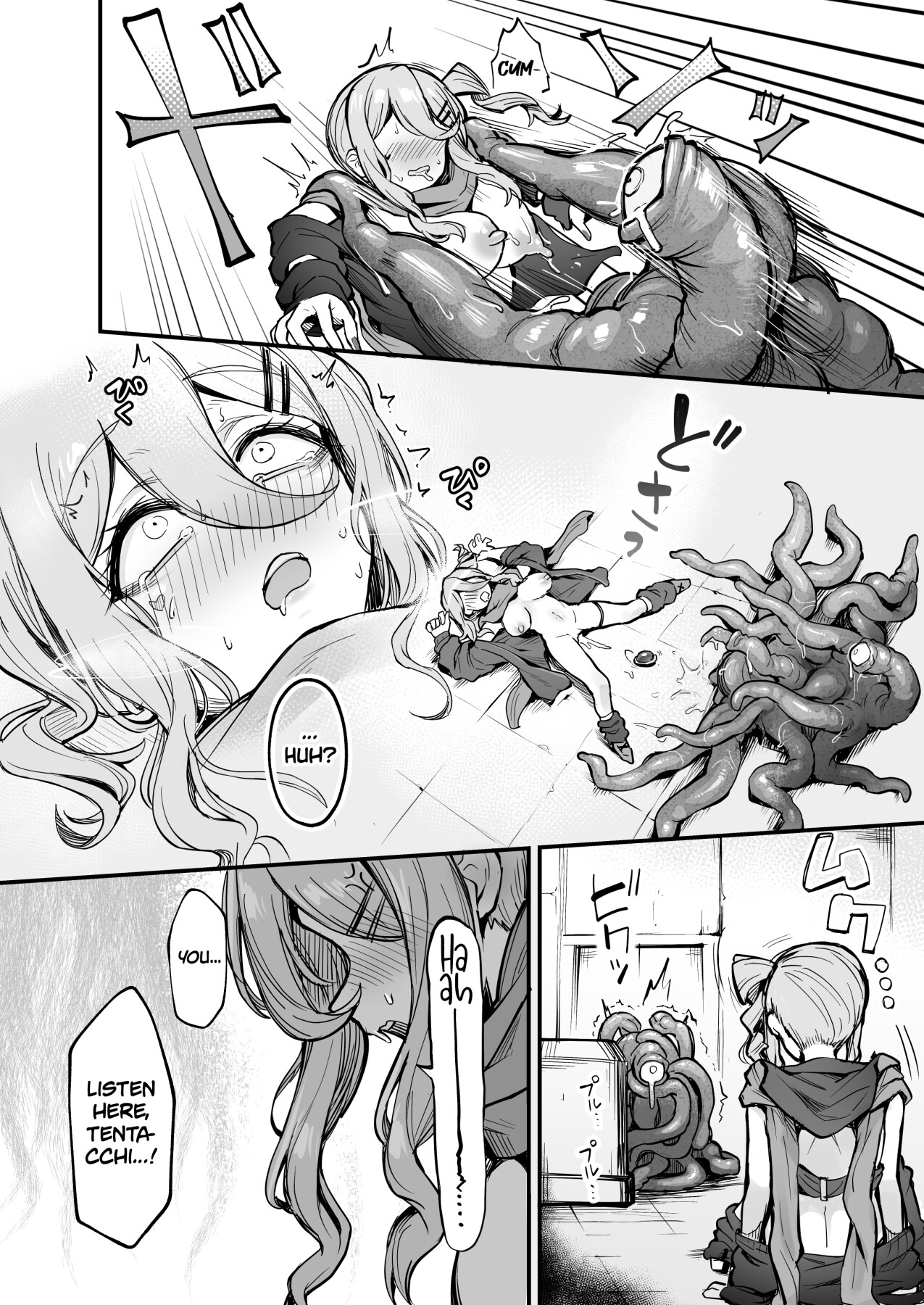 Hentai Manga Comic-A story about an insensitive gal's first orgasm with tentacles-Read-17